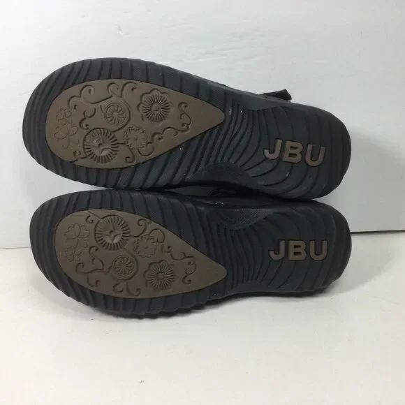 JBU Shoes‎ Womens 8 M Copenhagen Mary Jane Brown Comfort Hook & Loop Round - Picture 6 of 8